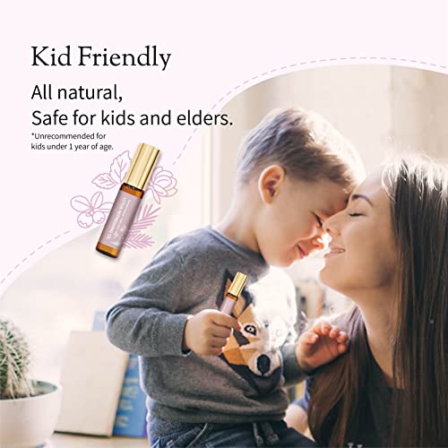 Don Du Ciel Organic and Kid-Friendly Lotus Essential Oil Blend Roll On for Stress Relief and Itch Relief Don Du Ciel