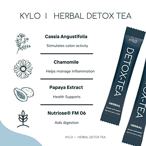 KYLO Instant Herbal Detox Tea - Support for Weight Management (30 Single-Serve Sticks)