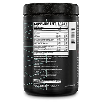 Jacked Factory Nitrosurge Max Nootropic Pre Workout Powder - Premium Pre Workout