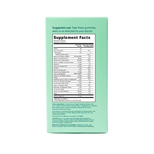 NATALIST Prenatal Gummies for Her Daily Preconception & Pregnancy Formula Women's Multivitamins NATALIST