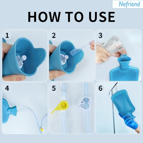 Nefriend-2L Enema Bag - Colon Cleanse - Constipation Relief - Vaginal Cleanse - Men's Health Msupps.com