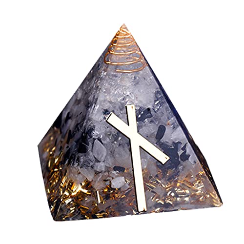 Chrikidor,Rune Pyramid，Orgone Pyramid Crystal Energy Generator Orgonite Balancing