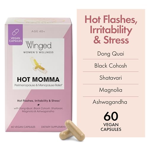 Winged Wellness Hot Momma, Perimenopause & Menopause Supplement - Vegan Menopause