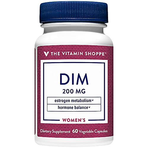 The Vitamin Shoppe DIM with BioPerine - Supports Hormone Balance & Estrogen Metabolism - 200 MG The Vitamin Shoppe