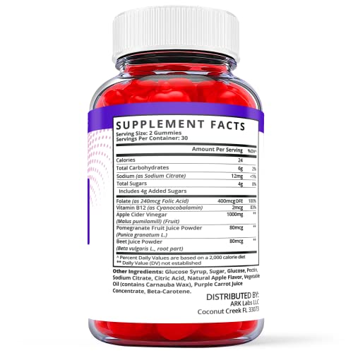 Ark Labs Thermo Keto Gummies - Official Formula, Vegan - Thermo Keto ACV Gummies Ark Labs