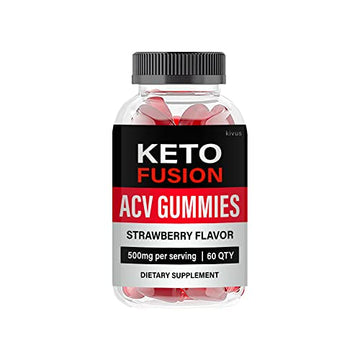 kivus Keto Fusion Gummies - Keto Fusion ACV Gummies (Single, 60 Gummies)