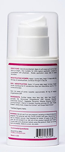 Bountiful Bird Organic Herbs Progesterone Cream, 3.5 oz (100 g) Bountiful Bird