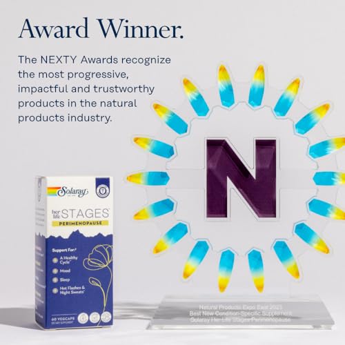 Solaray Perimenopause her Life Stages - Perimenopause Supplements Women - Hot Flashes SOLARAY