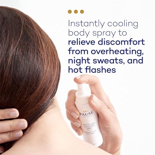 Pause Well Aging Cooling Mist | Calming Mist Spray for Cooling Skin & Stress Relief | Hot Flash Relief Pause Well-Aging