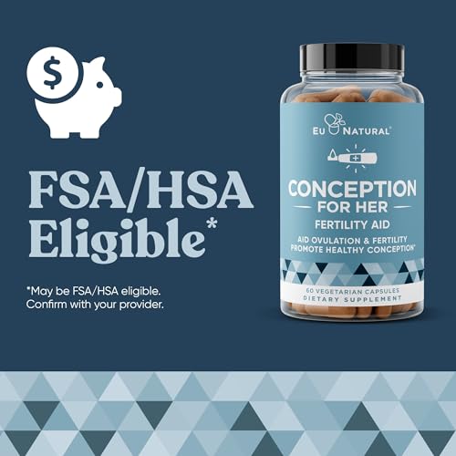Conception Fertility Supplements for Women – Prenatal Vitamins – Promote Hormone Balance