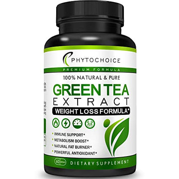 Green Tea Extract-Natural Appetite Suppressant for Weight Loss for Women and Men-Green