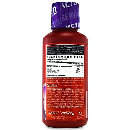 iSatori L-Carnitine Liquid Metabolic Enhancer and Energy Booster - Health and Fitness