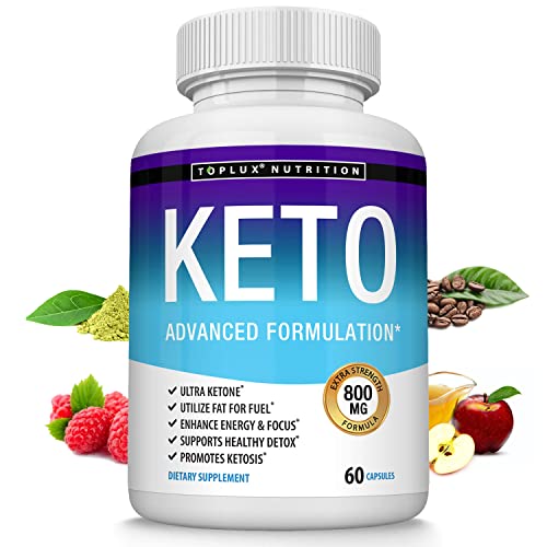 Toplux Keto Pills Ketosis Diet - Natural Ketosis Using Ketone & Ketogenic Diet, Support 
