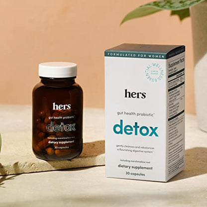 Hers Detox Supplement - Women's Probiotic Supplement for Detoxing - Helps Support