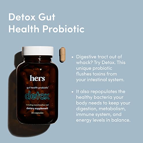 Hers Detox Supplement - Women's Probiotic Supplement for Detoxing - Helps Support