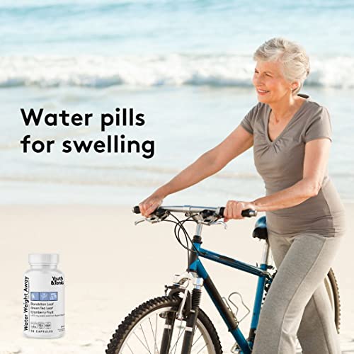 Youth & Tonic Daily Water Weight Away Pills and Blood Pressure Support Supplements/Natural