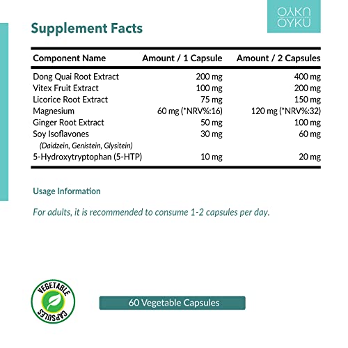 Menopause Supplements for Women. Reduces hot Flashes and Night Sweats. Menopause Relief is Safe My Store