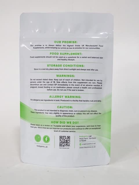 Bodygenix Rutin 500mg Tablets CAPILLARIES, VARICOSE Veins, Hemorrhoids Veg Friendly Bodygenix