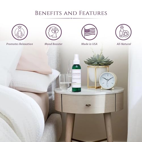 Lavender + Essential Scents - Lavender Chamomile & Vanilla Sleep Spray Collection