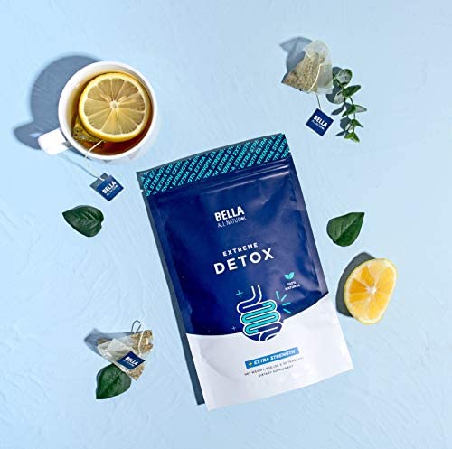 Bella All Natural Extreme Detox Tea - Body Cleanse, Colon Cleanser & Detox, Natural Herbs Bella All Natural