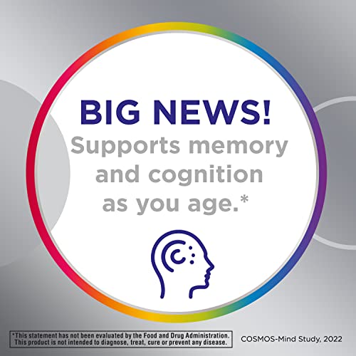 Centrum Silver Men's 50+ Multivitamin with Vitamin D3, B-Vitamins, Zinc for Memory Centrum