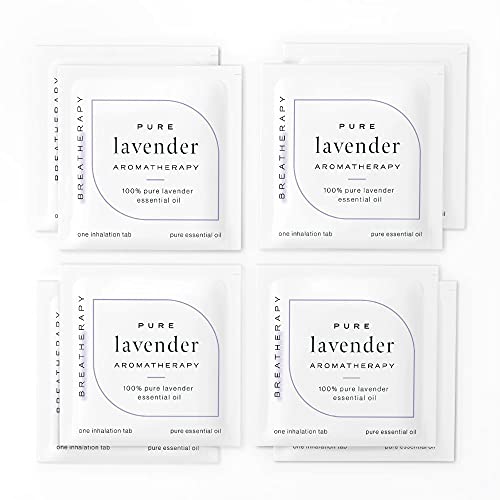 Breatherapy Pure Essential Oil Aromatherapy Inhalation Tabs, 8-Pack (Lavender) Breatherapy