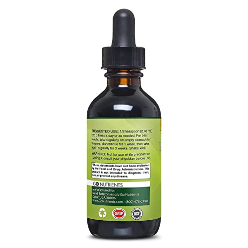 Go Nutrients Intestinal Edge Gut Detox Cleanse for Humans: Enhance Digestive