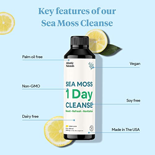 Sea Moss 1 Day Cleanse - Full Body Detox to support bowel movements, Kidney Health Atlantic Naturals