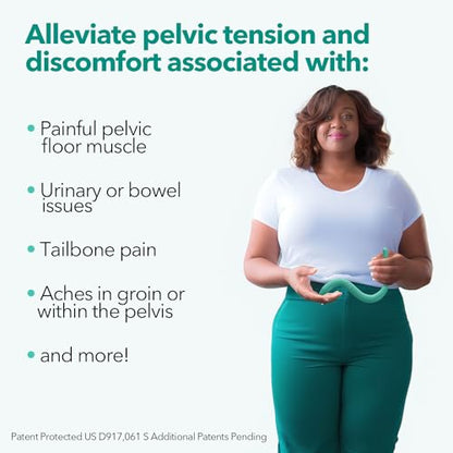 IntimateRose Pelvic Wand with Vibration for Pelvic Muscle Pain Relief - Pelvic Physical