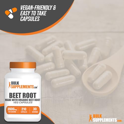 BULKSUPPLEMENTS.COM Beet Root Capsules - Beetroot Supplement, Beet Root Pills BULKSUPPLEMENTS.COM