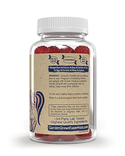 Womens Postpartum Hair Loss Gummies - Formuated for Postnatal Hair Care, Growth Garden Grown Essentials