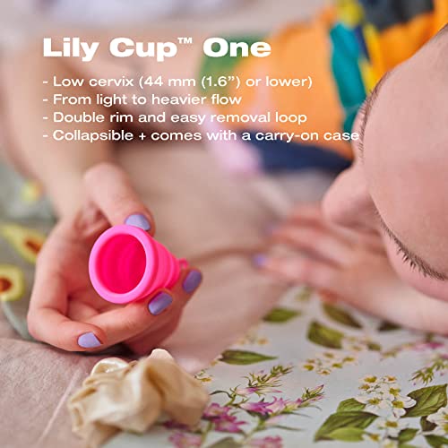 Intimina Lily Cup One - Collapsible Disposable Menstrual Cups for Beginners, Small Menstrual Cup INTIMINA