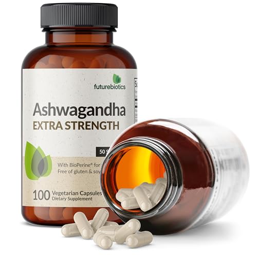 Futurebiotics Ashwagandha Extra Strength Stress & Mood Support with BioPerine