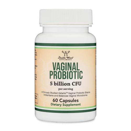 Vaginal Probiotics for Women - Four Probiotics Clinically Studied for Vaginal PH Balance Double Wood Supplements
