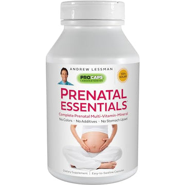 ANDREW LESSMAN Prenatal Essentials 360 Capsules - Complete Prenatal Vitamins for Women