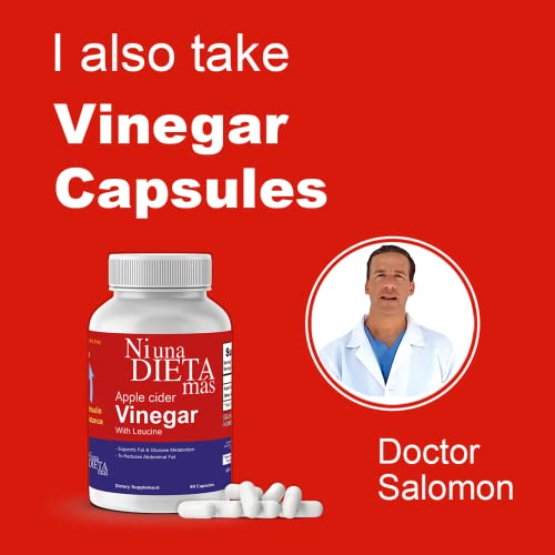 Reduce Abdominal Fat - Vinegar Capsules - Best for Weight Loss - Glucose Ni una dieta más