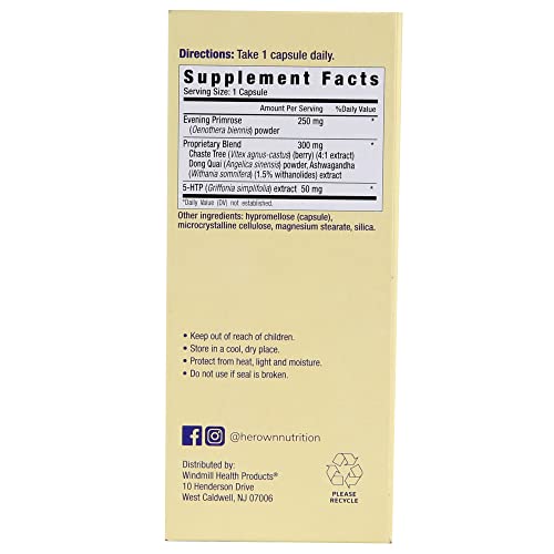 her own PMS, Supports PMS Symptoms, Promotes Positive Mood, Natural Hormone Balance her own