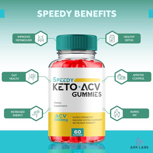Speedy Keto ACV Gummies Advanced Weight Loss, Speedy Keto ACV Gummies 1000MG Ark Labs