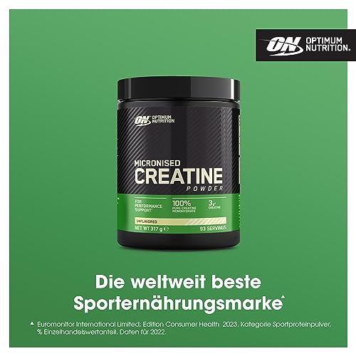 Optimum Nutrition Micronised Creatine Powder, 100% Pure Creatine Monohydrate Powder