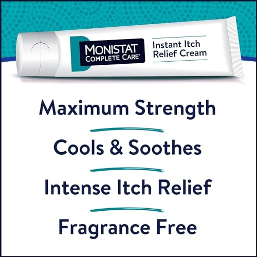 Monistat Care Maximum Strength Instant Itch Relief Cream, 1 Ounce each (Value Pack of 5) My Store