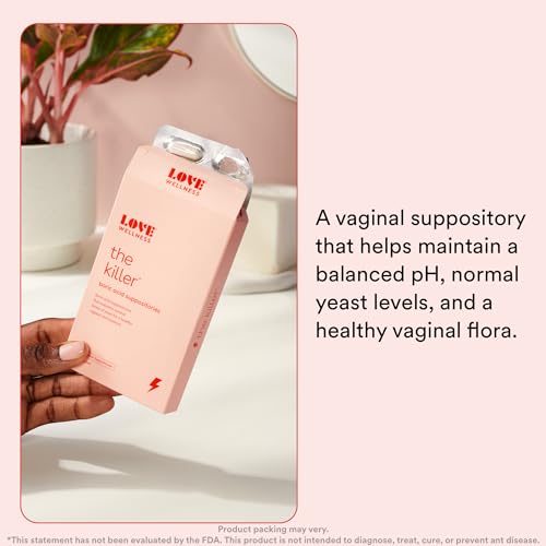 Love Wellness The Killer, Good Girl Probiotics, pH Balancing Cleanser | Boric Acid Suppositories Love Wellness