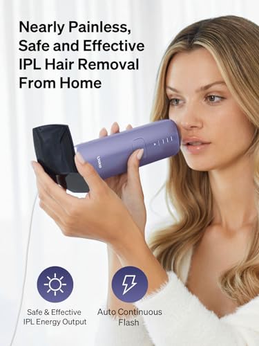 Ulike Laser Hair Removal for Women and Men, Air 3 IPL Hair Removal with Sapphire Ice-Cooling System Ulike