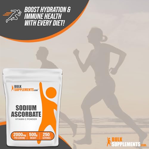 BulkSupplements.com Sodium Ascorbate Powder - Antioxidant Powder - Sodium Ascorbate Bulksupplements