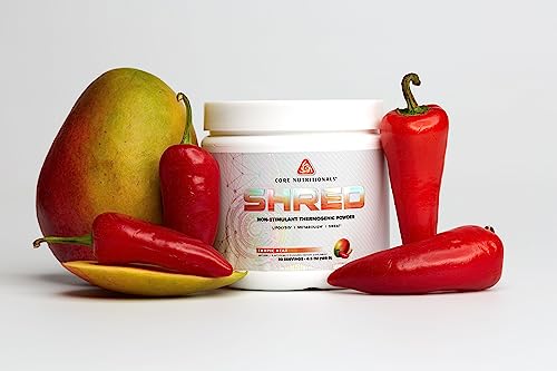 Core Nutritionals Platinum Shred Non-Stimulant, Fat Burning, Thermogenic Powder with 1G Core Nutritionals