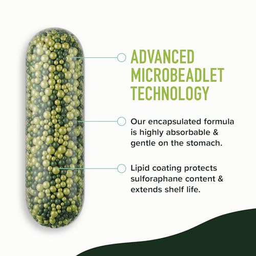 20MG Sulforaphane | From Broccoli Sprouts & Seed Extract | 565MG Microbeadlet SMNutrition