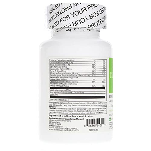 Davinci Labs Daily Best Prenatal with Probiotics - 60 Capsules DaVinci Laboratories of Vermont