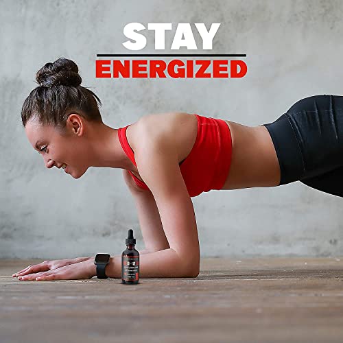 VITBOOST Vegan Liquid B-12 Drops – 60 x 5000 mcg Extra Strength Raspberry Flavored VITBOOST