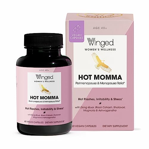 Winged Wellness Hot Momma, Perimenopause & Menopause Supplement - Vegan Menopause