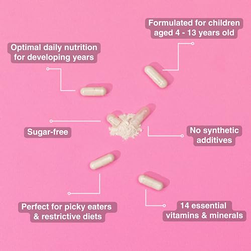 Kids Vitamins - Multivitamin for Kids with Calcium, Zinc, Iron, Vitamin C, B12, D3 and More