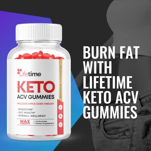 Lifetime Keto Gummies - Vegan, Non GMO - Lifetime ACV Keto Gummies with Apple Cider